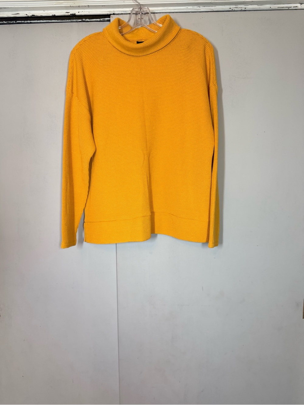 Talbots Bright Yellow Turtleneck Sweater